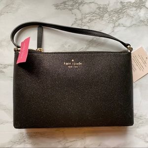✨New✨KATE SPADE Purse Crossbody Glitter Black